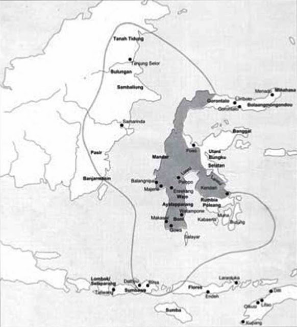 Peta Wilayah kekuasaan Goa Talo
