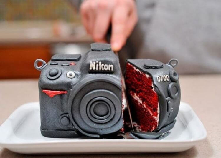 Gambar Kue Ulang Tahun Kamera Nikon