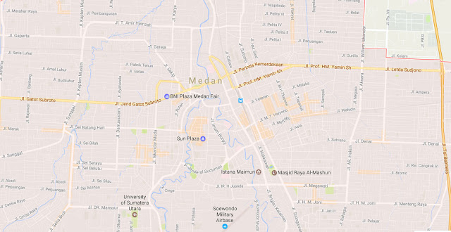 Peta Jalan Kota Medan