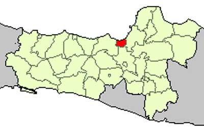 Peta Lokasi Kota Semarang