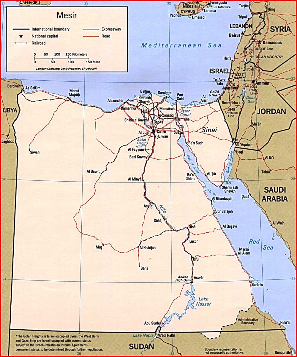 Peta politik Mesir