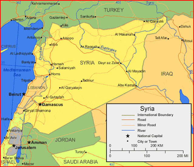 Peta Syria
