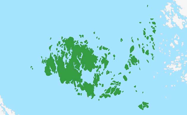 Peta Kepulauan Aland