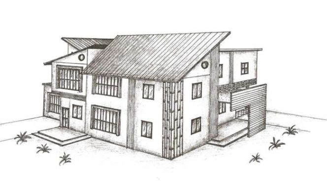 Apa Itu Gambar Sketsa Rumah Kartun - IMAGESEE