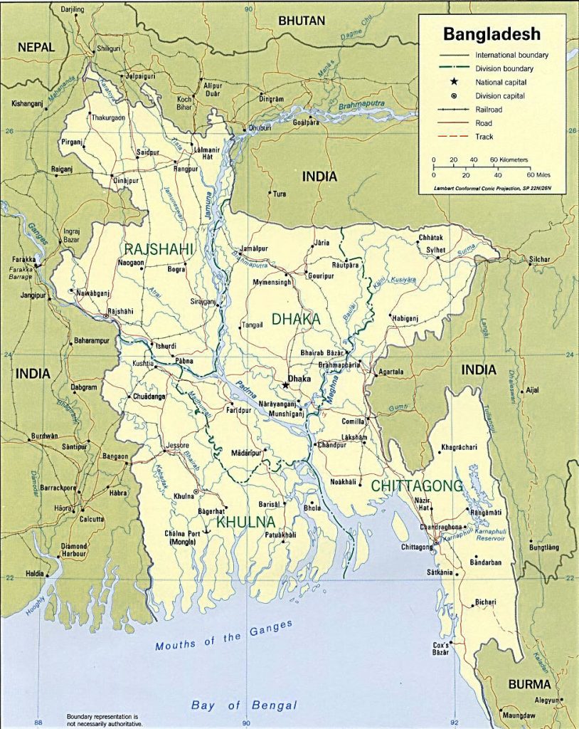 Bangladesh political Map