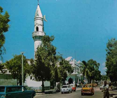 Jalan di Kota Mogadishu Somalia