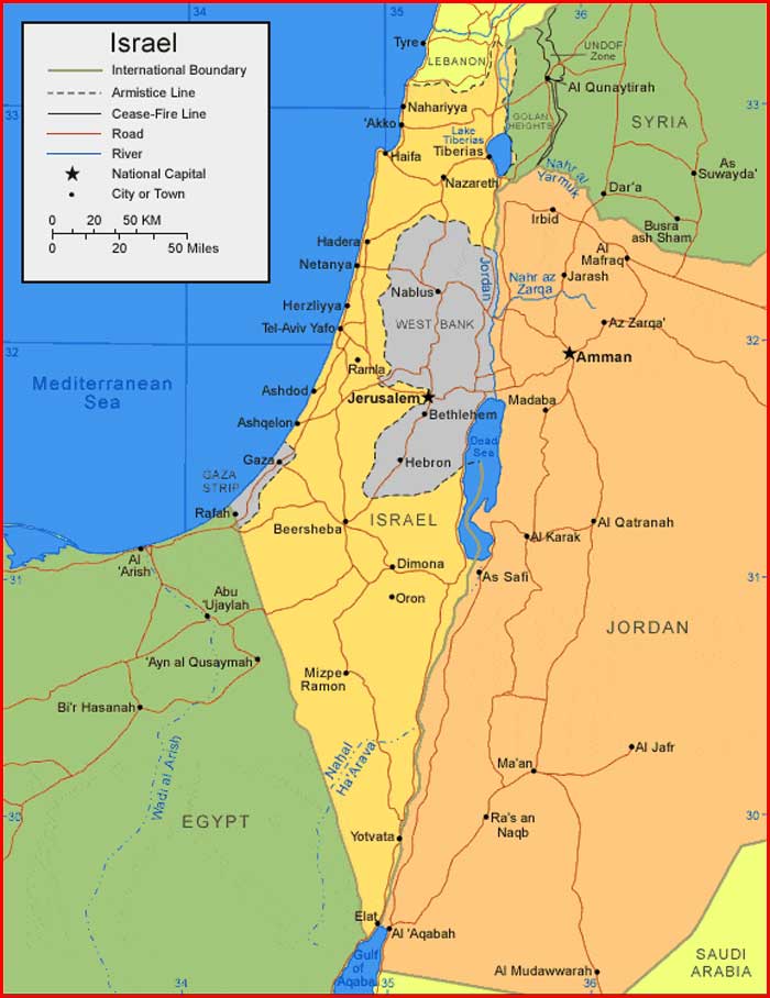 Peta Israel