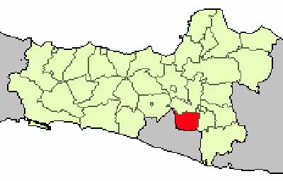 Peta Lokasi Kabupaten Klaten