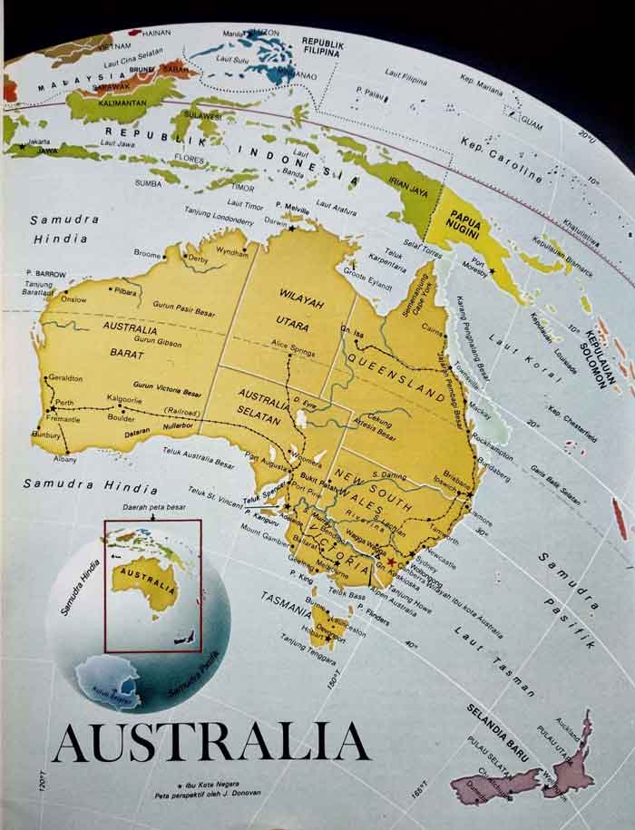 Peta Perspektif Australia