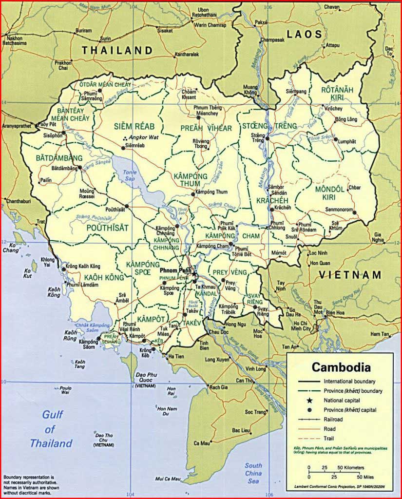 Peta Politik Kamboja