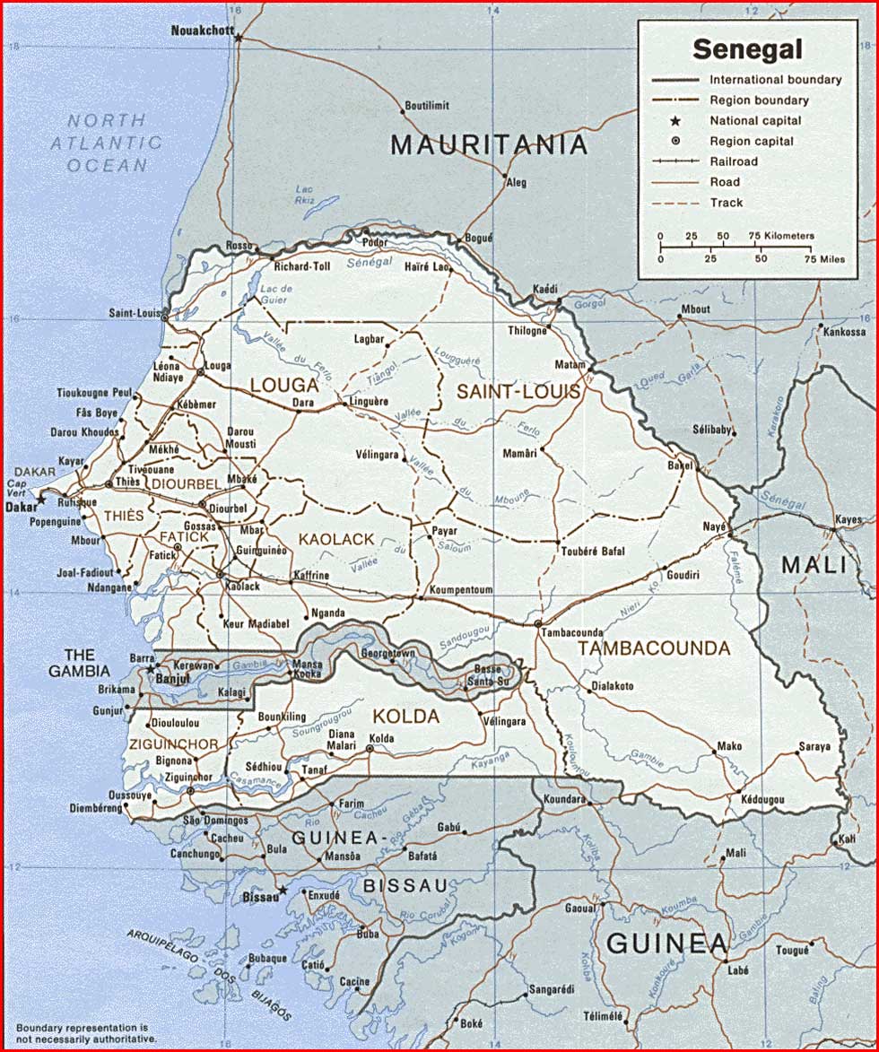 Peta Politik Senegal