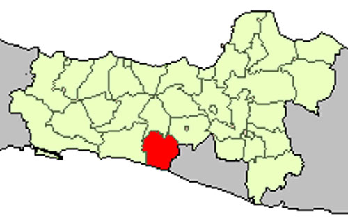Peta Lokasi Kabupaten Purworejo
