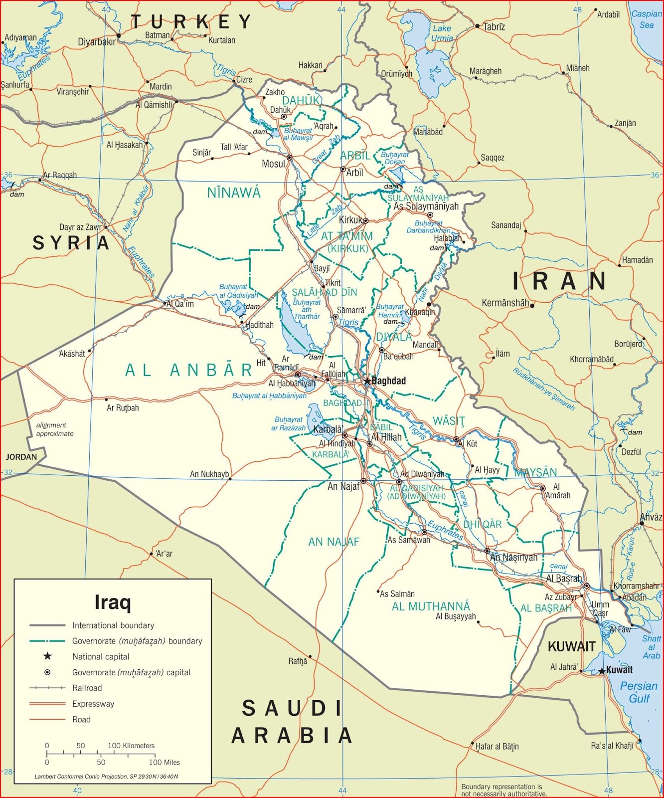 Peta Politik Irak