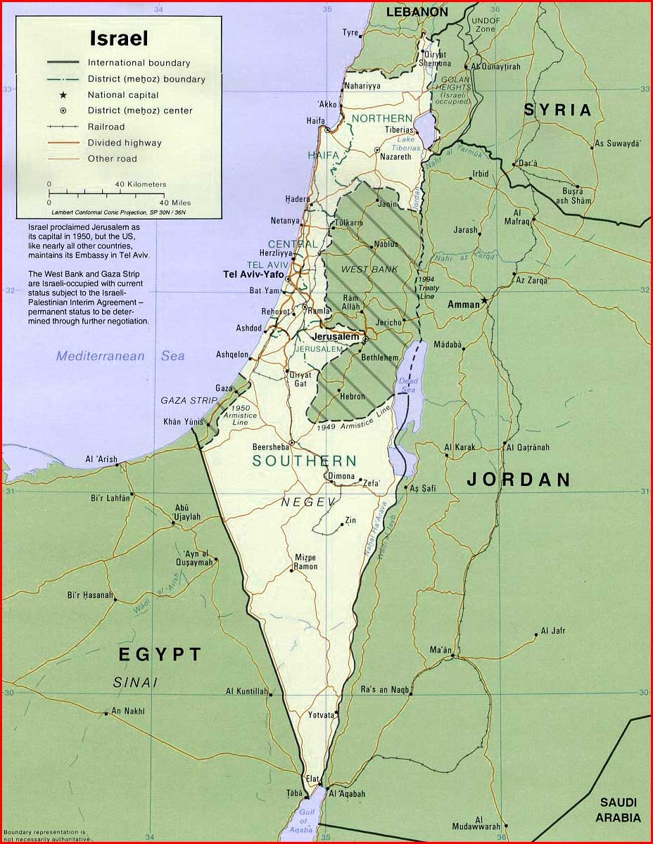 Peta Politik Israel