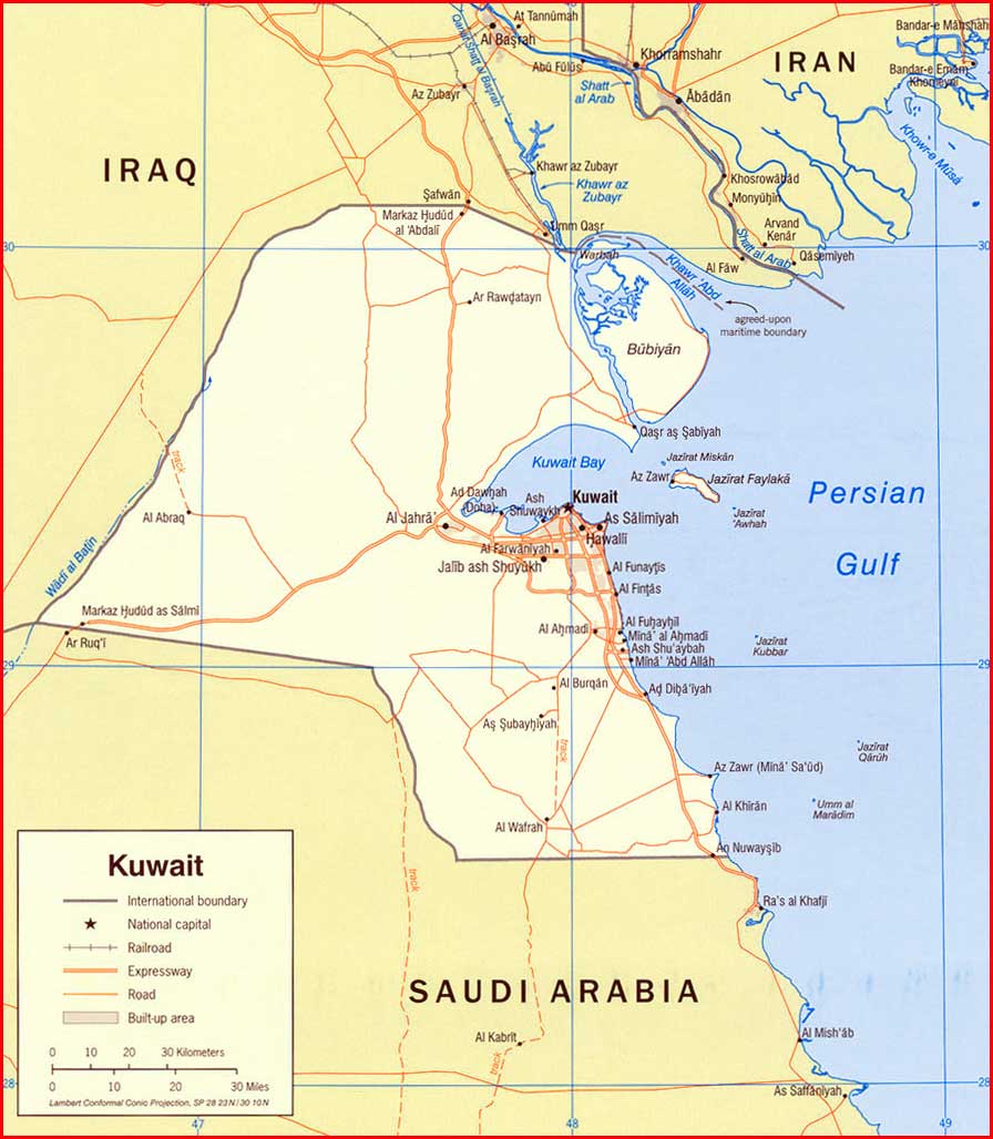 Peta Politik Kuwait
