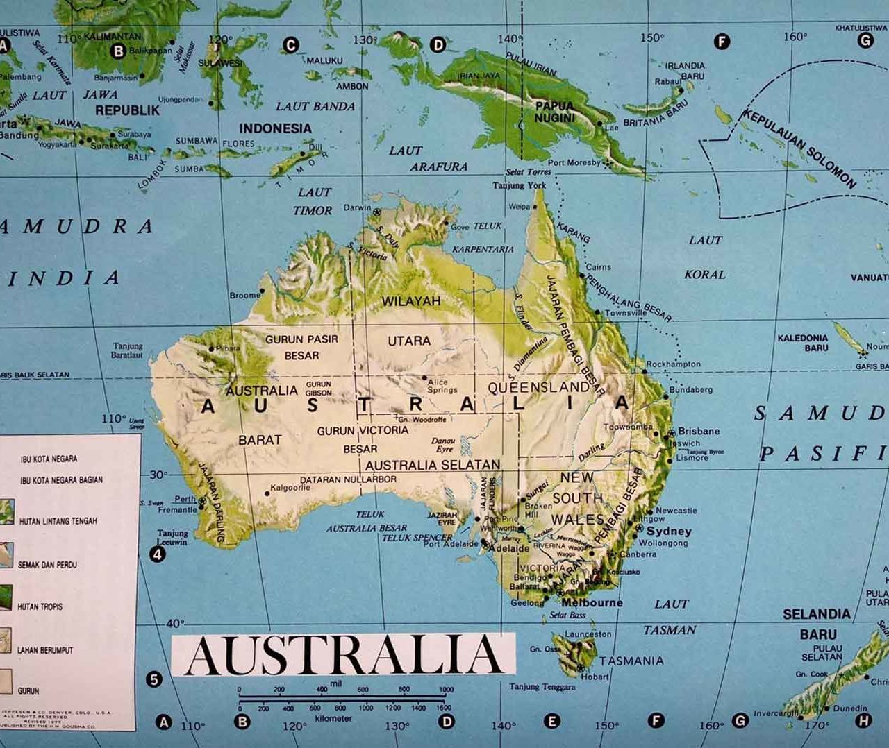 Peta wilayah Australia