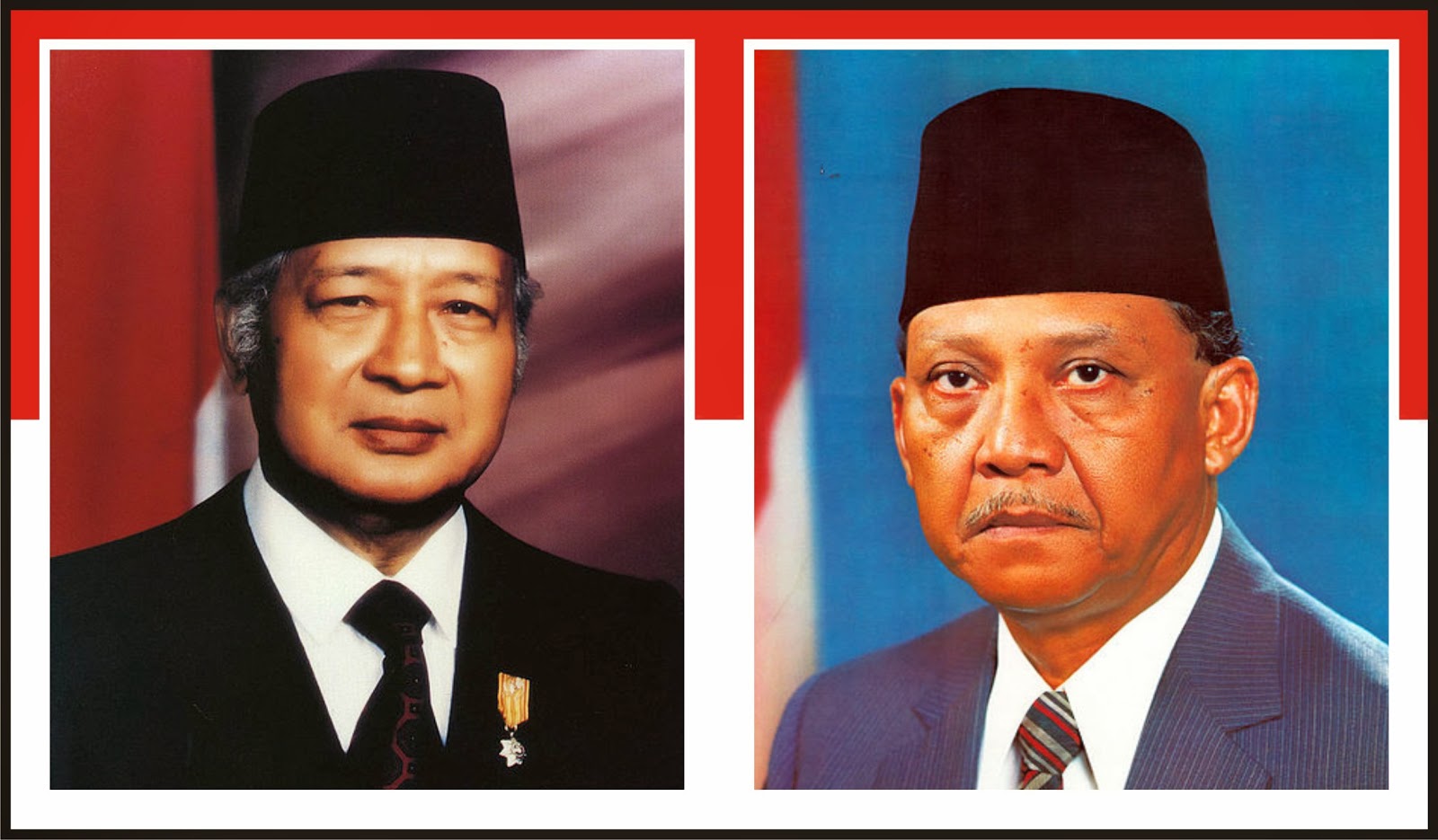 Presiden Soeharto dan Umar Wirahadikusumah