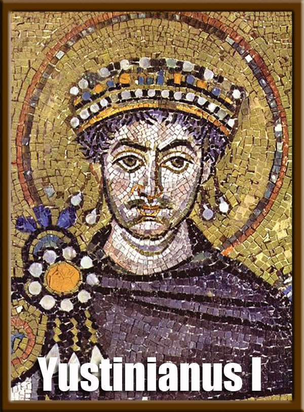 Potret Yustinianus di Basilika San Vitale, Ravenna