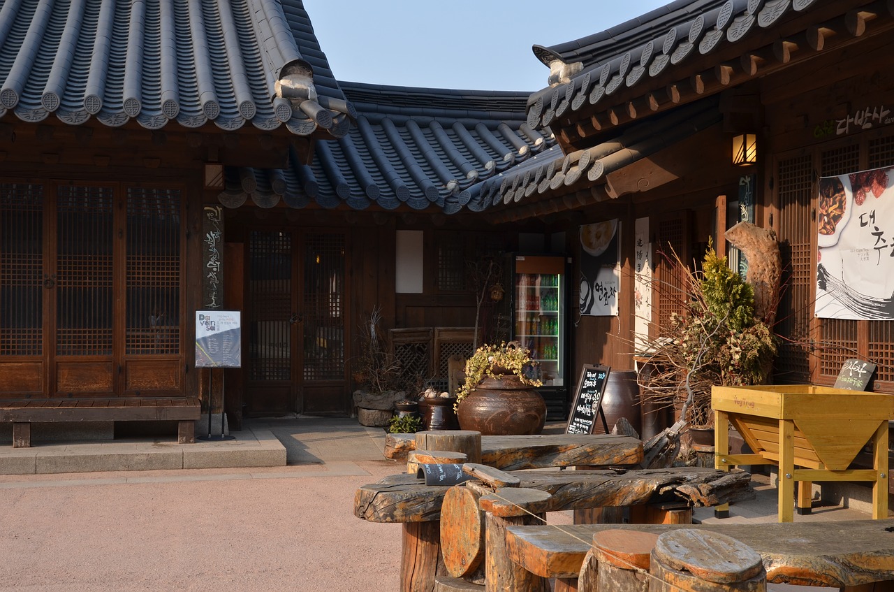 rumah tradisional korea selatan