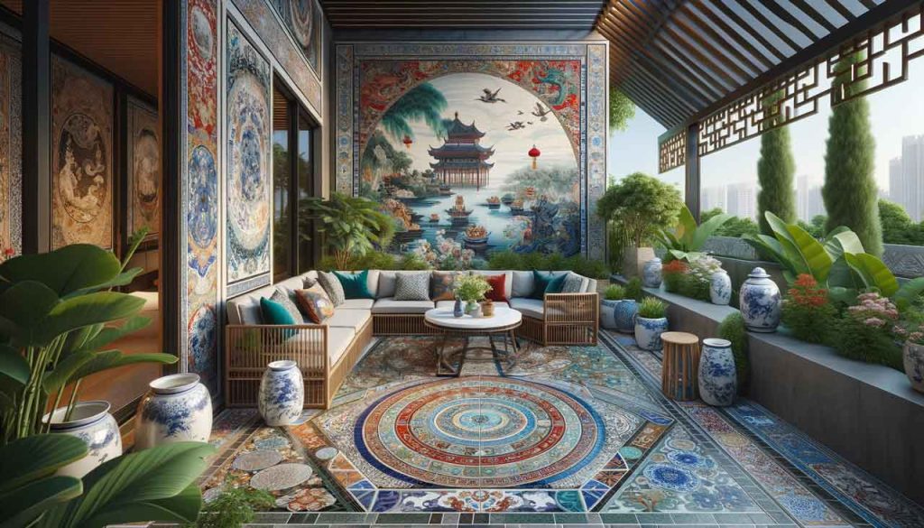 mossaic china