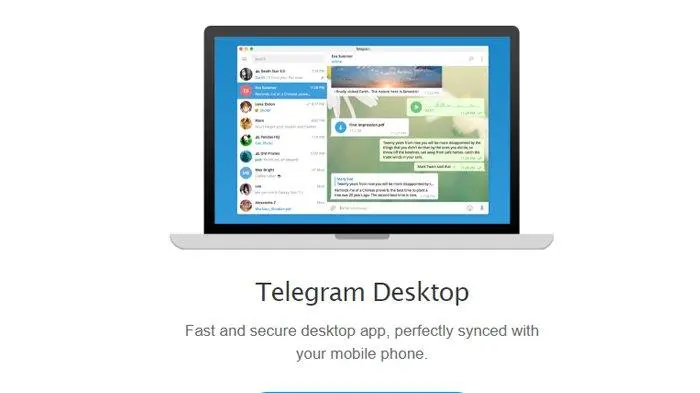 cara download telegram di laptop