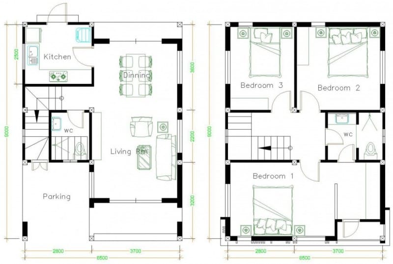 desain rumah tingkat minimalis