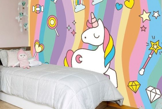 Desain Kamar Tidur Serba Unicorn