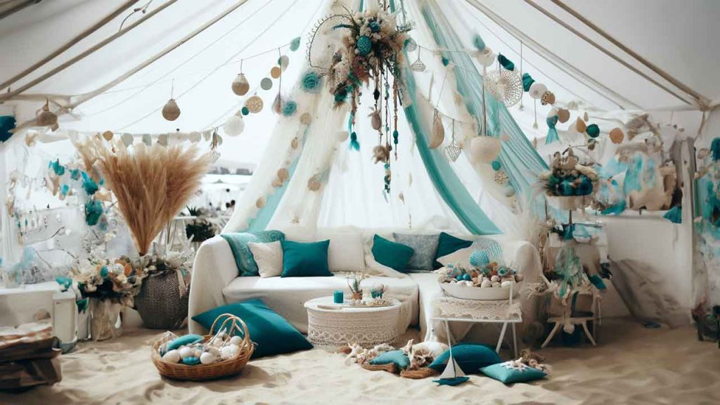 tenda pernikahan sederhana di rumah