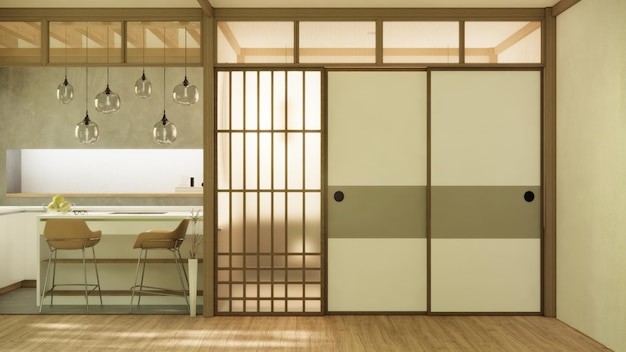 Pintu geser dapur ala Jepang