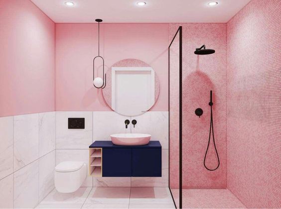 kamar mandi pink