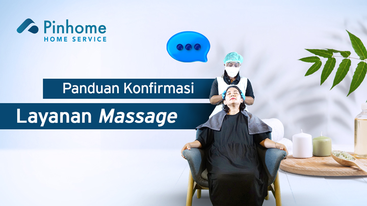 Konfirmasi layanan massage