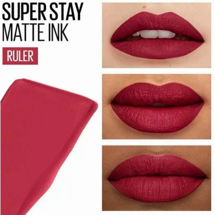 warna lipstik Maybelline terlaris Stay Matte Ink Ruler (80)