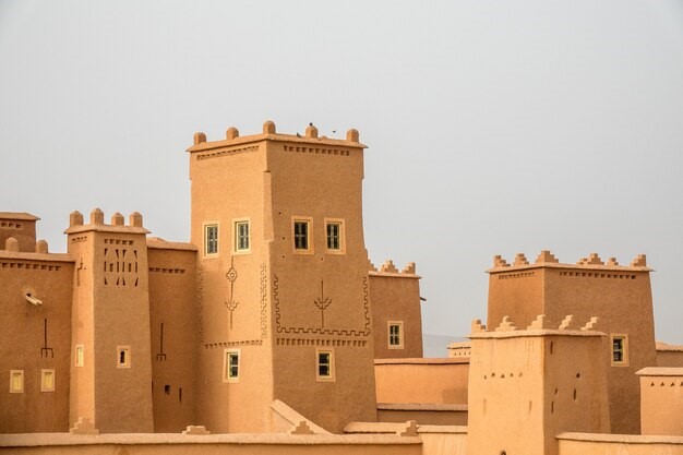 Bentuk atap rumah di Arab Saudi. 