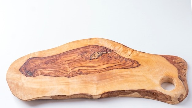 Desain meja batang kayu. 