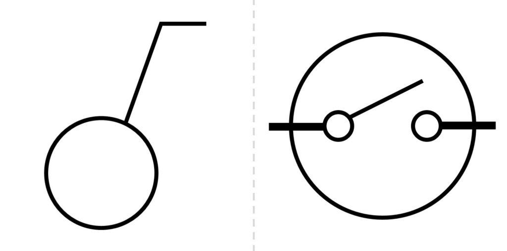 Simbol Kelistrikan Sepeda Motor untuk saklar