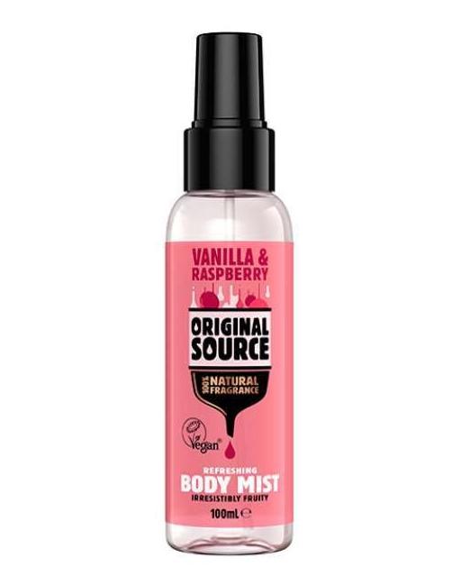 Original Source Body Mist Vanilla & Raspberry female daily
