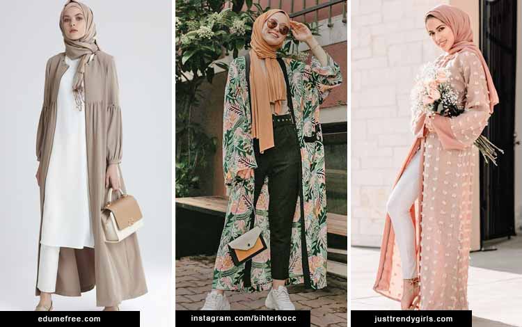 Trend fashion hijab 2020 - Outerwear super panjang