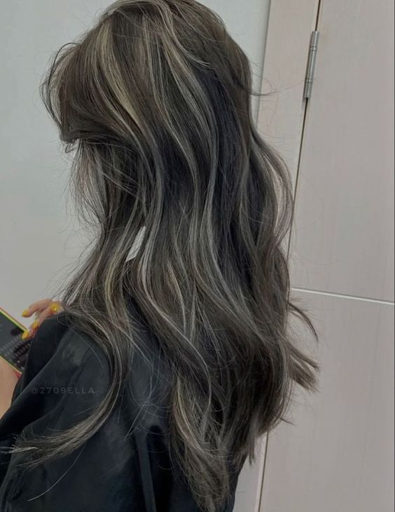 rambut layer panjang korea