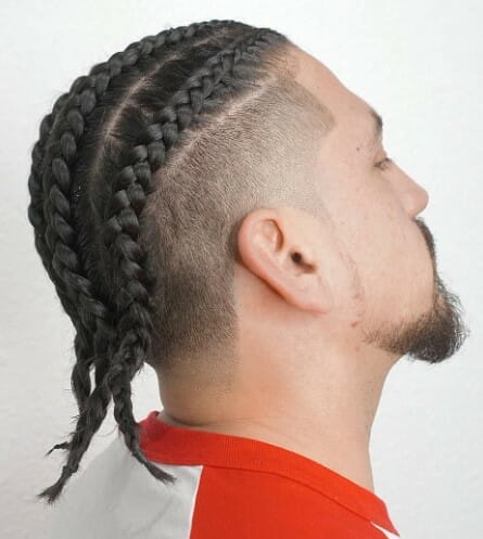 braided mullet