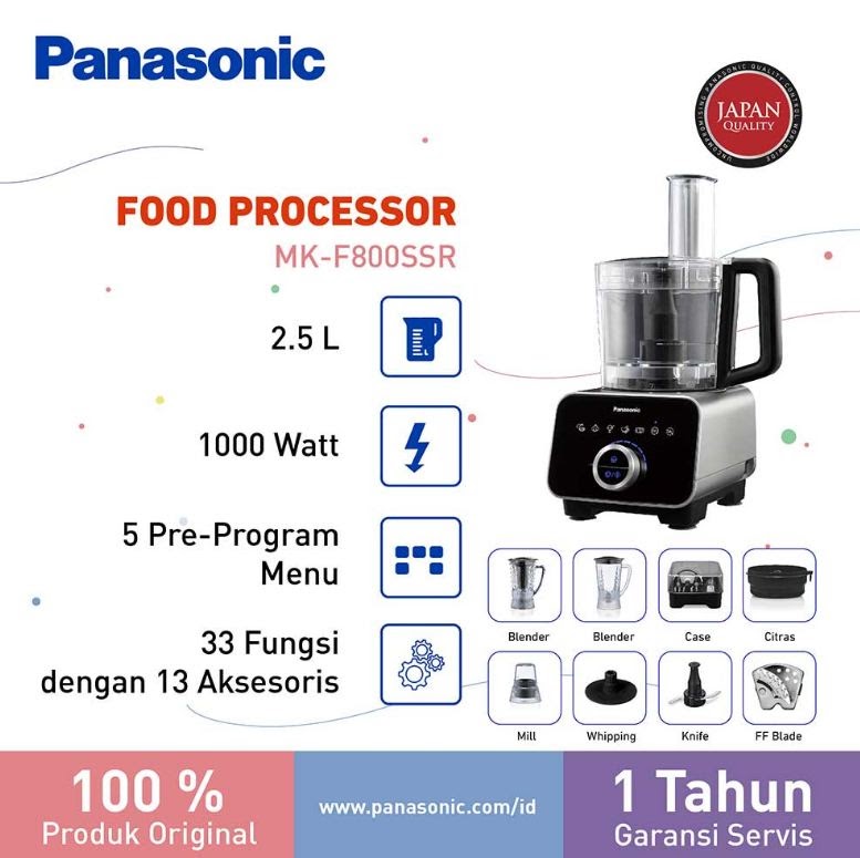 Panasonic food processor terbaik