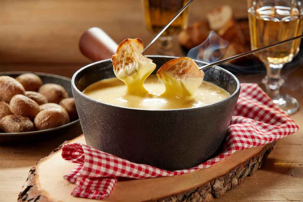 cheese fondue dari olahan susu