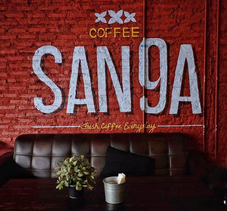 tempat makan romantis di bekasi San9a Coffee