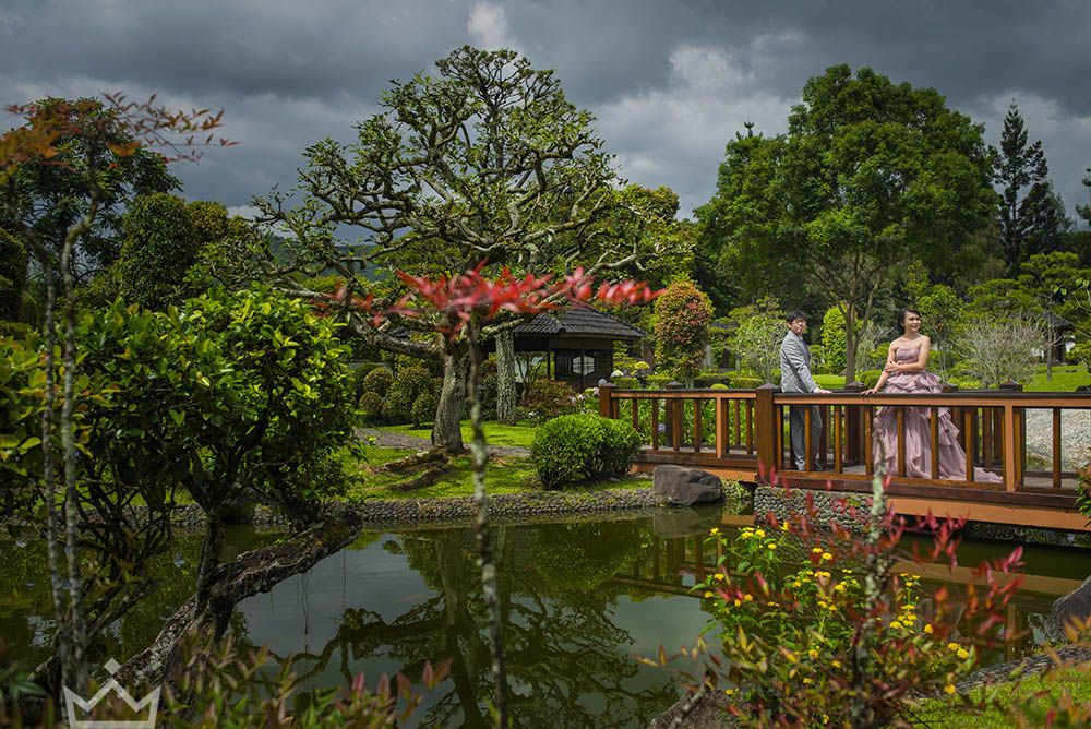 tempat prewedding di Bogor Taman Bunga Nusantara