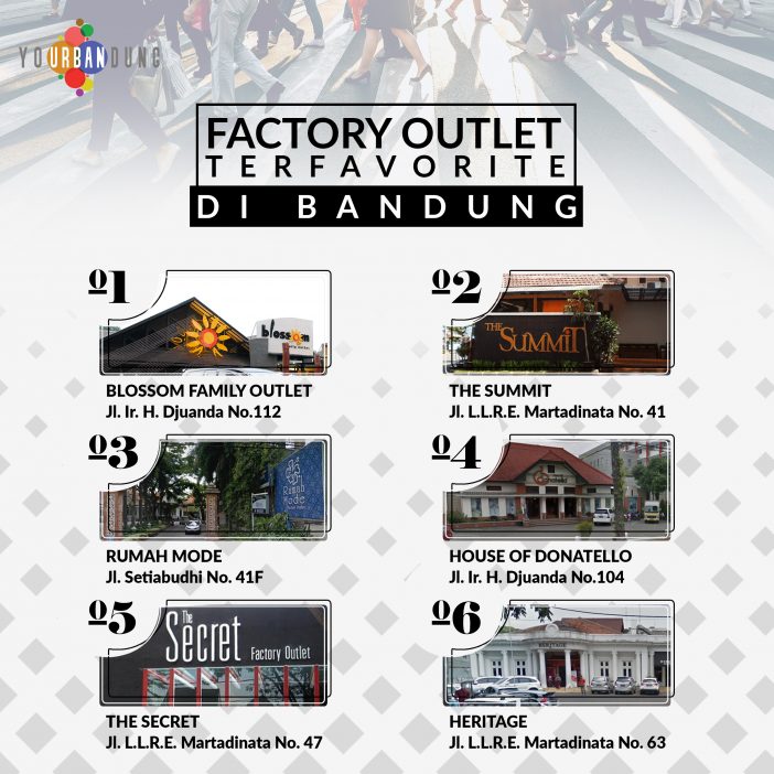 Hangen huiselijk Verstenen 15 Factory Outlet Bandung yang Wajib Dikunjungi Pengusaha
