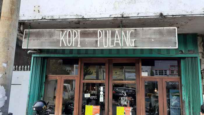Cafe di Palembang Kopi Pulang