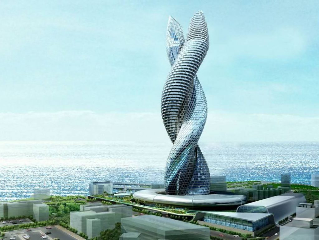 contoh arsitektur futuristik 