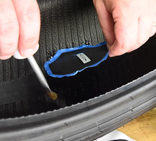 Tire patch ban tubeless