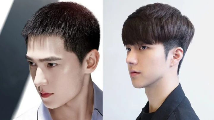 model rambut pria korea