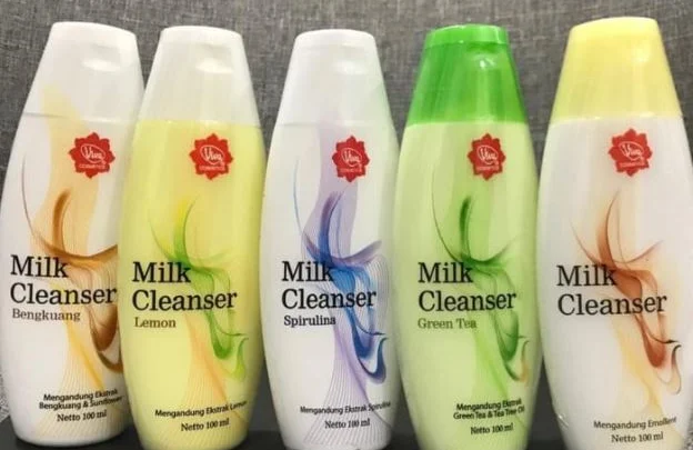 milk cleanser viva untuk kulit kering